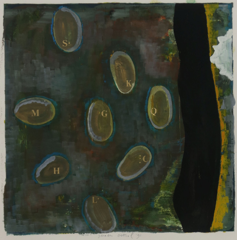 Jeroen Olthof: Gouache, Z.T. - Ingelijst kopen? Bied vanaf 35!