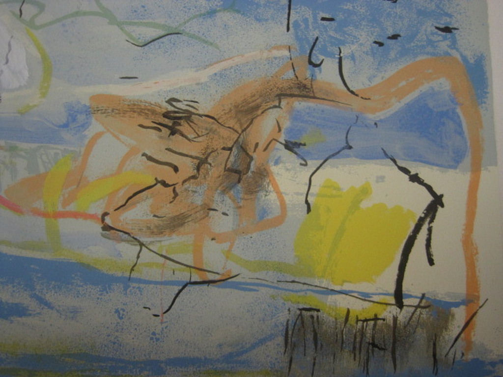 Kees v Bohemen 1928-1985 grote litho "abstract" handgesigneerd  kopen? Bied vanaf 1!