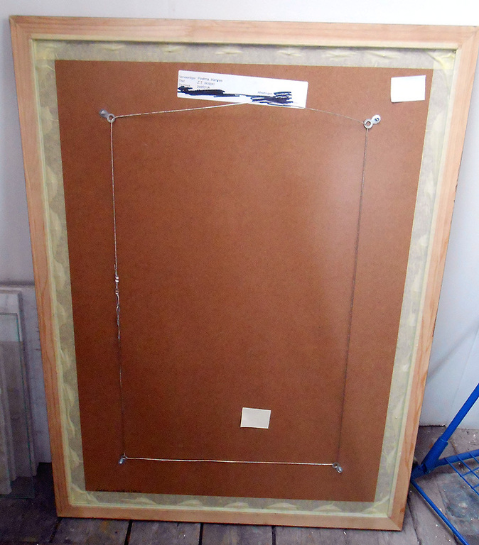 Hannes Postma, zeefdruk, Z.t. (kopje), ingelijst. kopen? Bied vanaf 50!