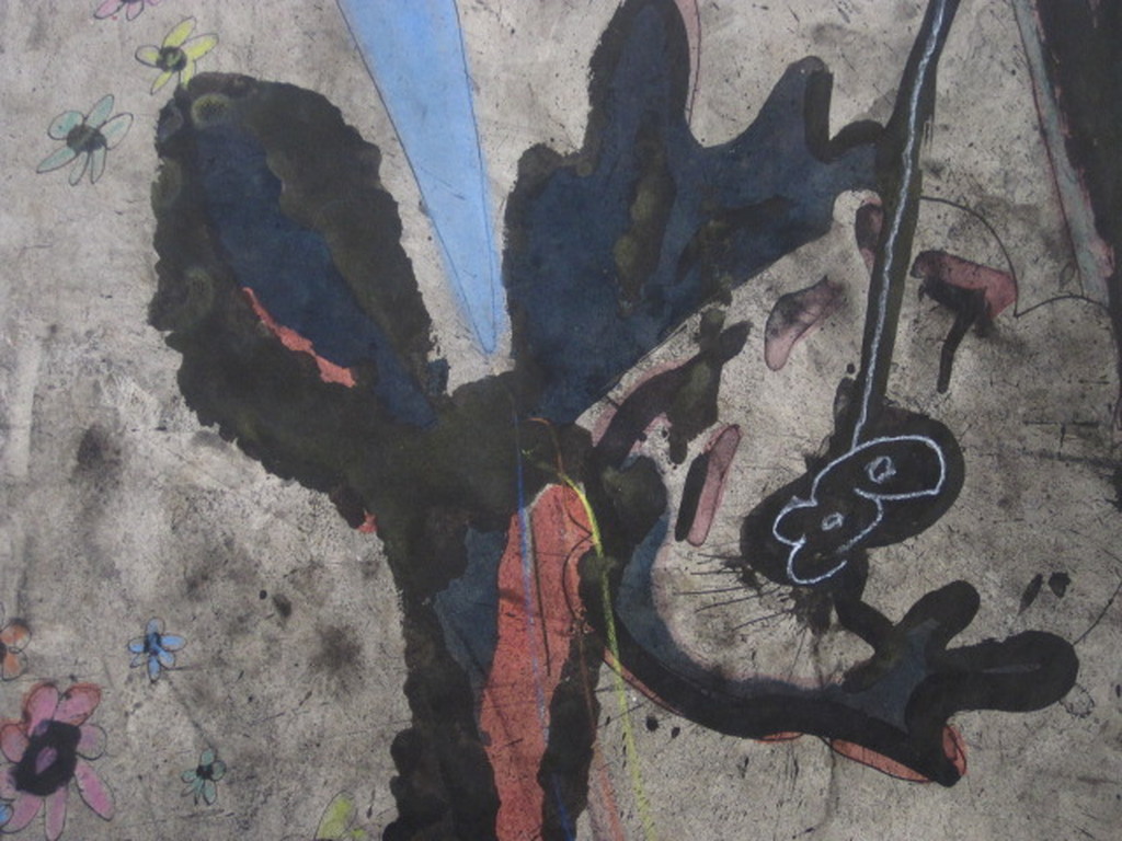 Originele abstract expressionisme 1960 CoBrA aquarel Serge Vandercam 1924-2005  kopen? Bied vanaf 1!