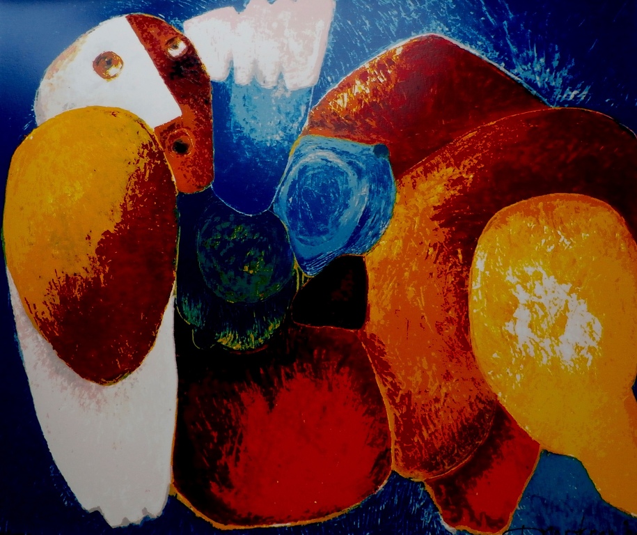 Theo Mackaay - Zeefdruk - 1994 verkocht voor € 65!