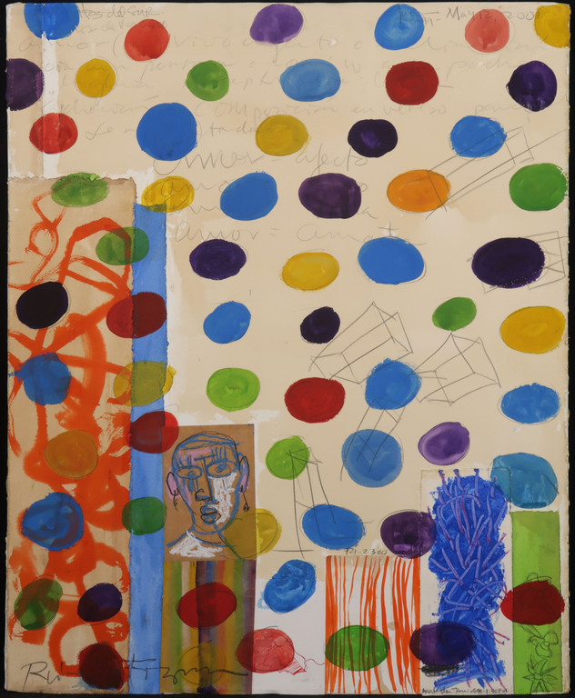 Raimundo Figueroa: Gemengde techniek op papier op canvas, Z.T. kopen? Bied vanaf 70!