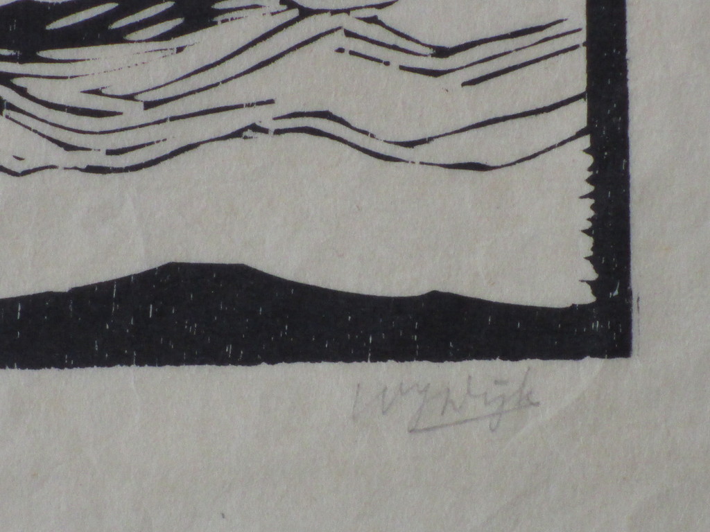 W.J.Dijk, Oud Statenjacht, Houtsnede kopen? Bied vanaf 30!