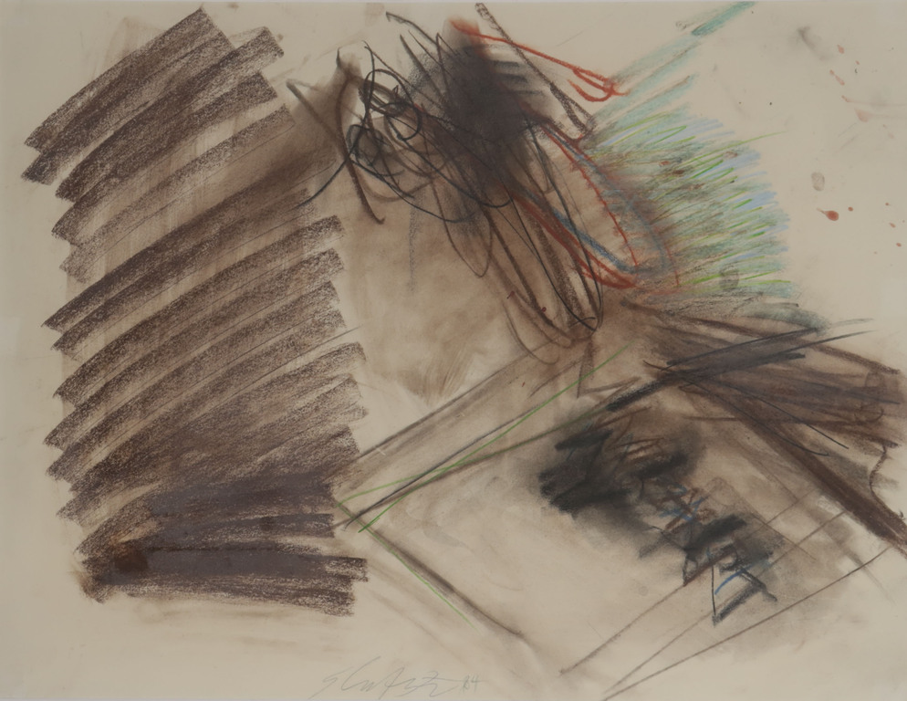 Ger Lataster: Krijttekening, Z.T. verkocht voor € 125!