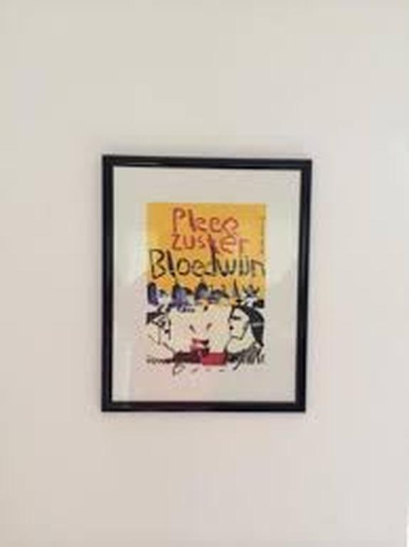 Herman Brood Zeefdruk Pleegzuster Bloedwijn verkocht voor € 100!