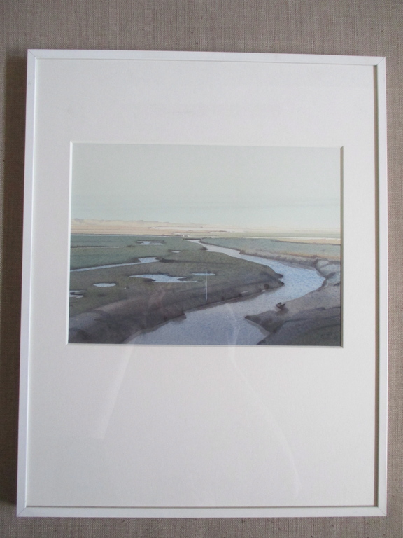 Gerrit Neven, ingelijste aquarel 1986 Barth-lijst kopen? Bied vanaf 190!