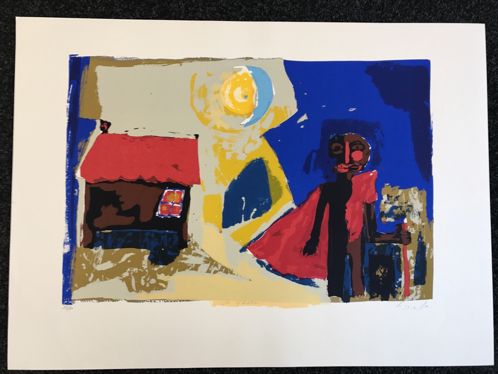 John Lie A Fo   1 originele zeefdruk / Litho gesigneerd  kopen? Bied vanaf 1!