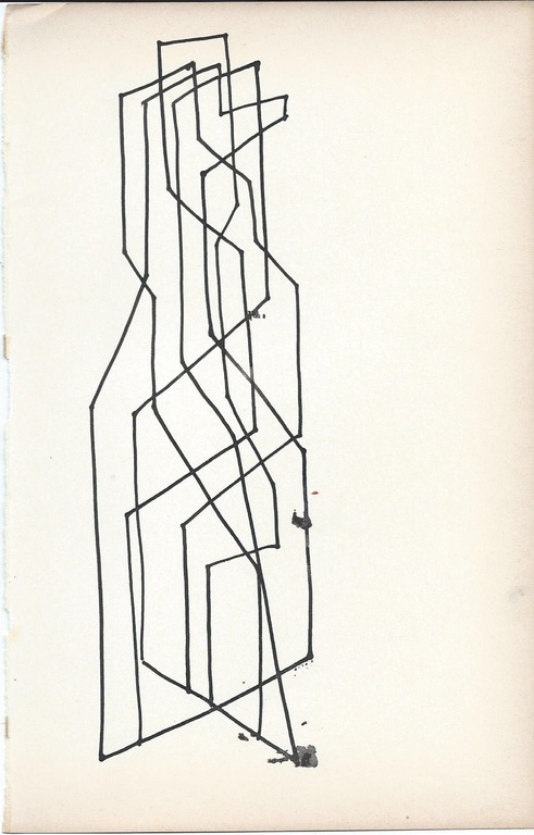 Siep van den Berg: compositie (zwarte inkttekening) kopen? Bied vanaf 1!