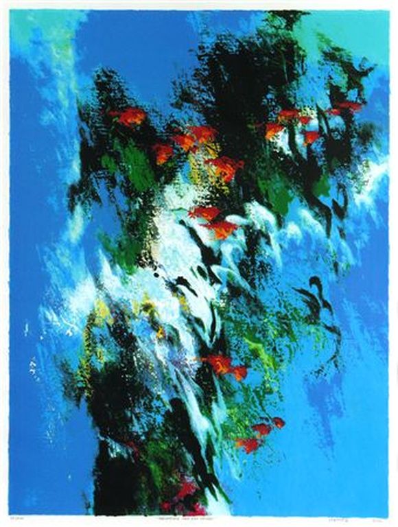 Mattie Schilders, zeefdruk: Oorsprong van elk leven kopen? Bied vanaf 50!