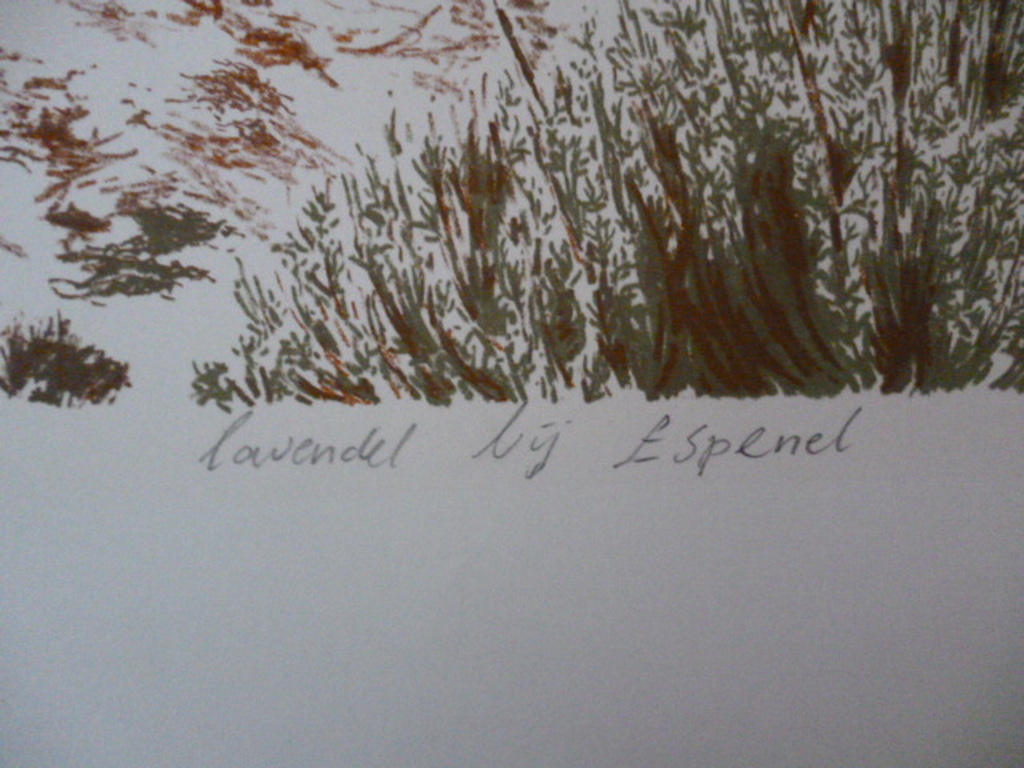 A.Pel-Kleurenlitho-Lavendel bij Espenel kopen? Bied vanaf 15!