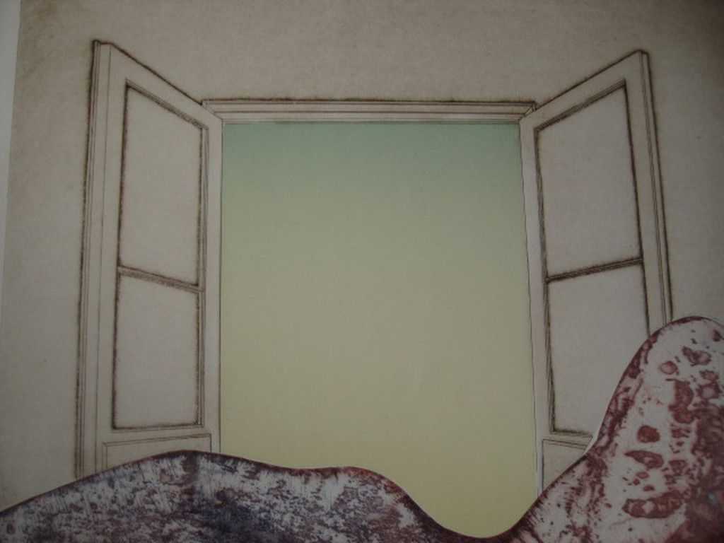 Fraaie gedetailleerde Litho van Spaans Hollandse graficus Manuel Menan 1946-1994 kopen? Bied vanaf 1!