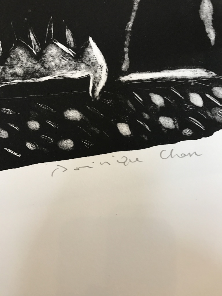 Dominique Chan Originele LITHO Gesigneerd. kopen? Bied vanaf 1!