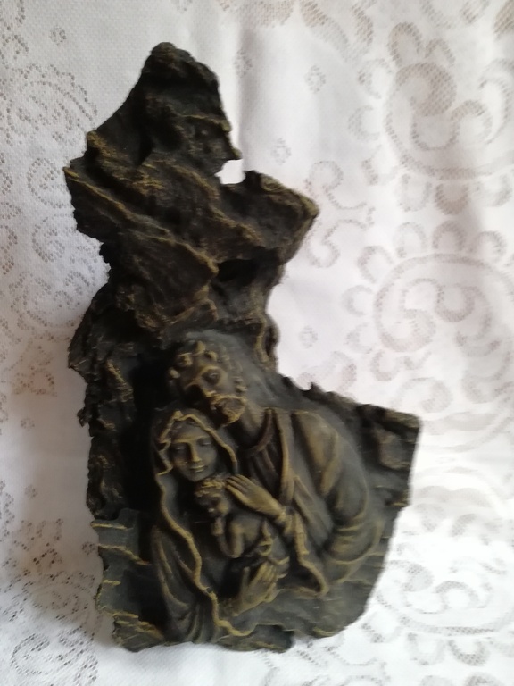 prachtig hout snijwerk uit tropisch hardhout - Maria - Jozef - en Jesus kopen? Bied vanaf 10!