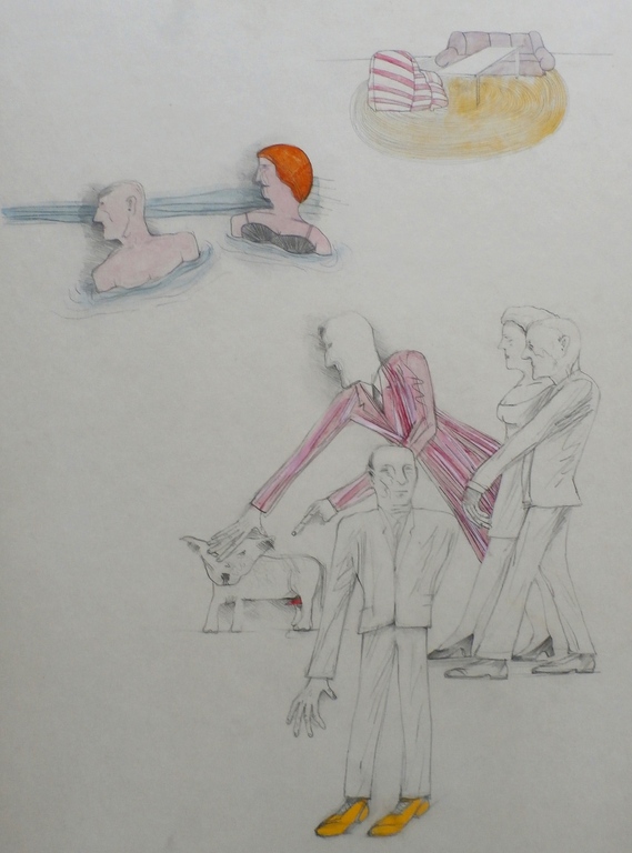 Kees Spermon - Kees Spermon - 3 tekeningen - 1969 verkocht voor € 45!