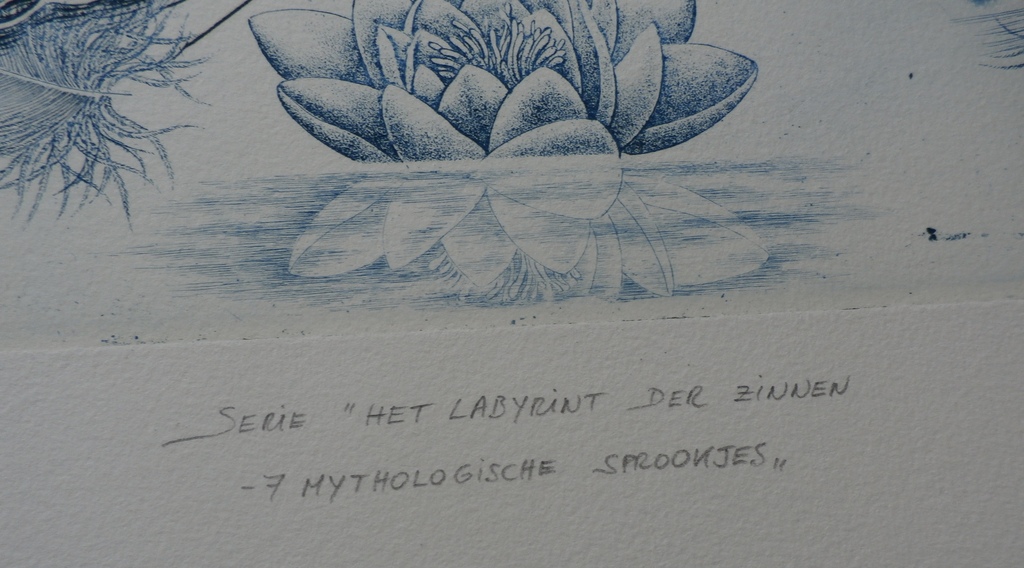 Hugo Besard - Ets - Titel: "Thisbe" - 1992 kopen? Bied vanaf 55!