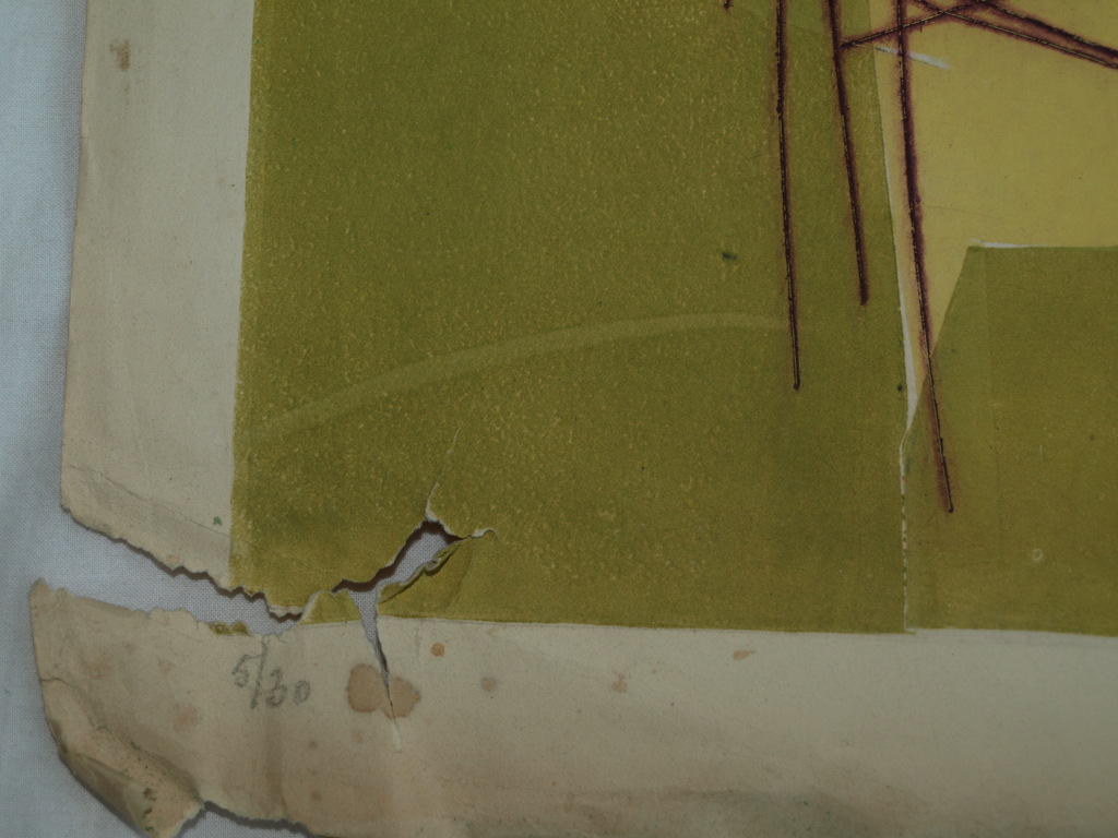 ROB COX - Kleurenets – Dok – Gesigneerd – Oplage 30 ex. - 1961 kopen? Bied vanaf 1!