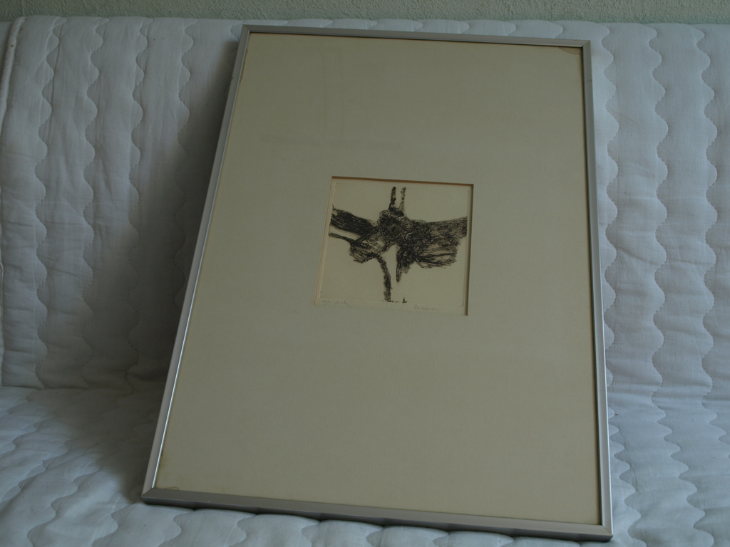 Ton Vroman - Ets – Eigen druk – Gesigneerd – ca 1975 - *DAKA-AANBIEDING* kopen? Bied vanaf 23!