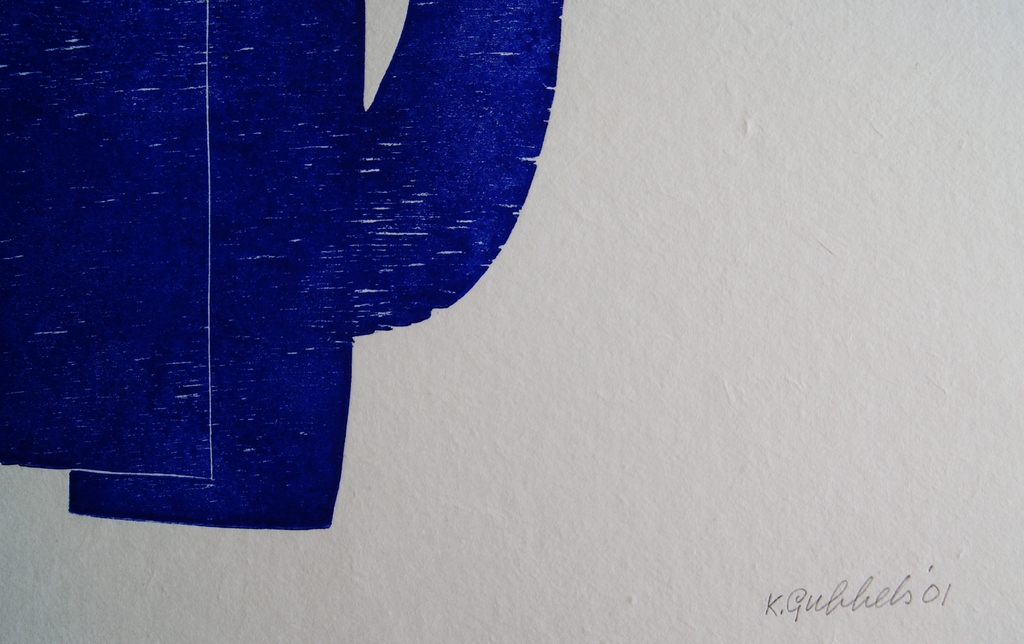 Klaas Gubbels houtdruk A+M - 2001 kopen? Bied vanaf 350!