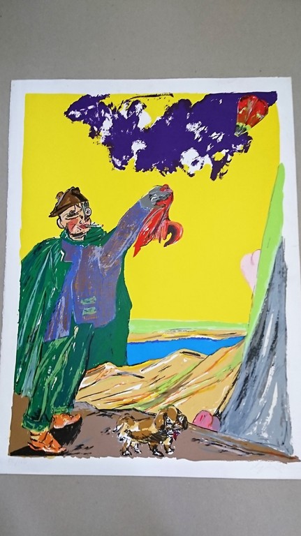 Jacqueline de Jong,zeefdruk,Sir billy Boy kopen? Bied vanaf 20!