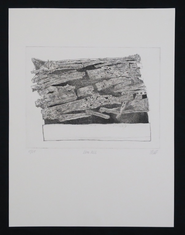 Lot met 2 werken: o.a Jan Hein van Rooy, Ets, Rivierlandschap kopen? Bied vanaf 1!