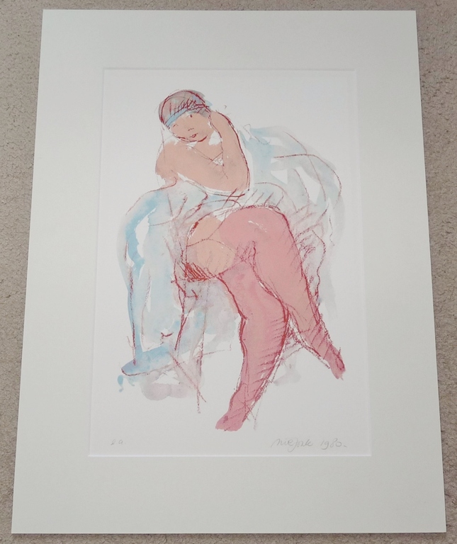 Nic Jonk, Zeefdruk, Gesigneerd,1980, E.A. kopen? Bied vanaf 150!