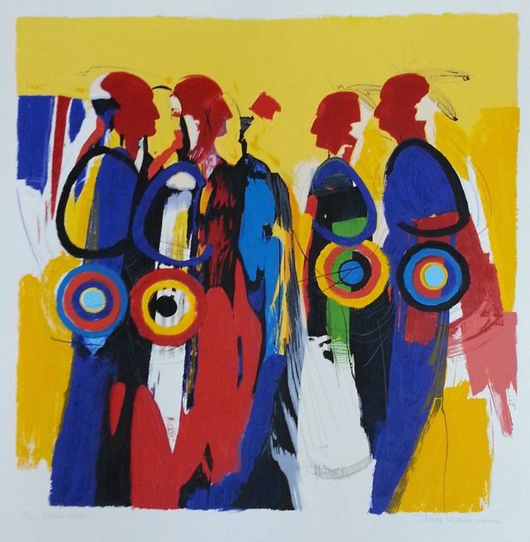 Frank Lejeune, zeefdruk,   kopen? Bied vanaf 50!