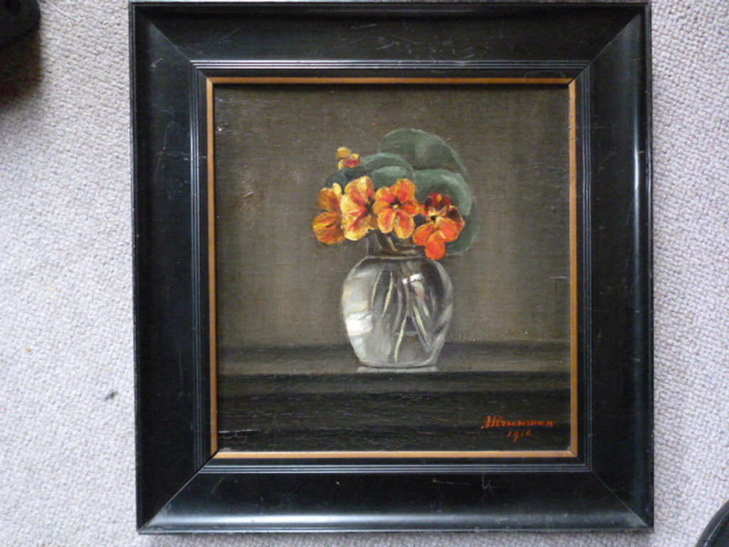 Adriaan Kruseman - olieverf - Bloemstilleven kopen? Bied vanaf 50!