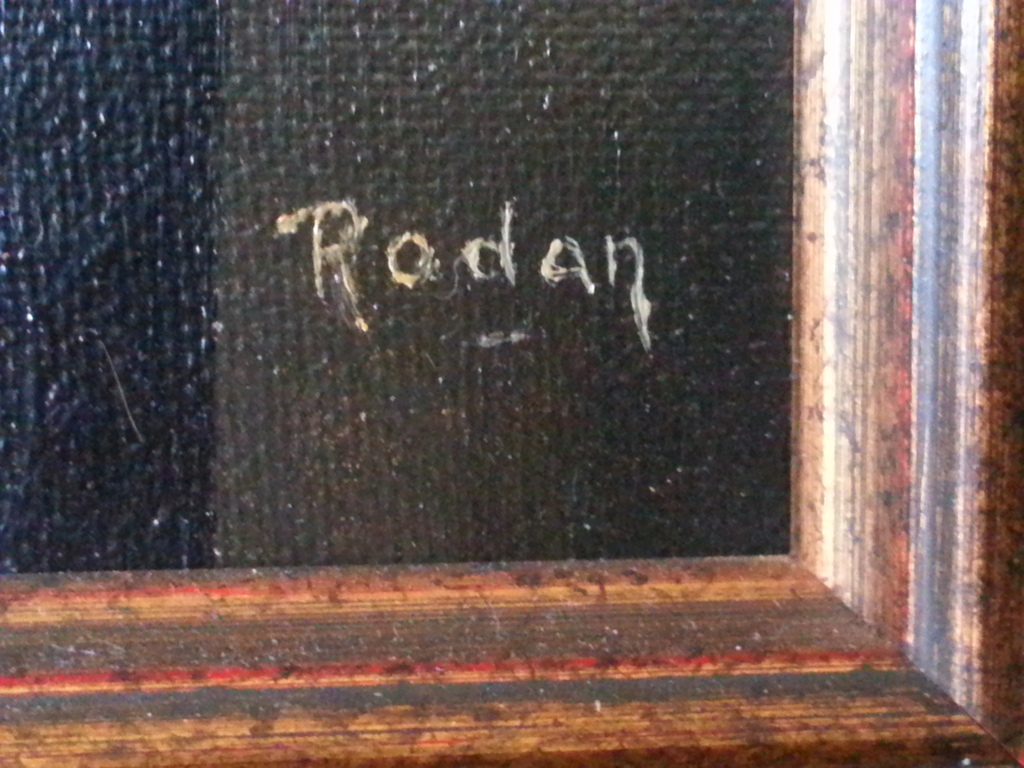 schilderij: Yehuda Rodan. 1916-1985. (Rabbijn) kopen? Bied vanaf 100!