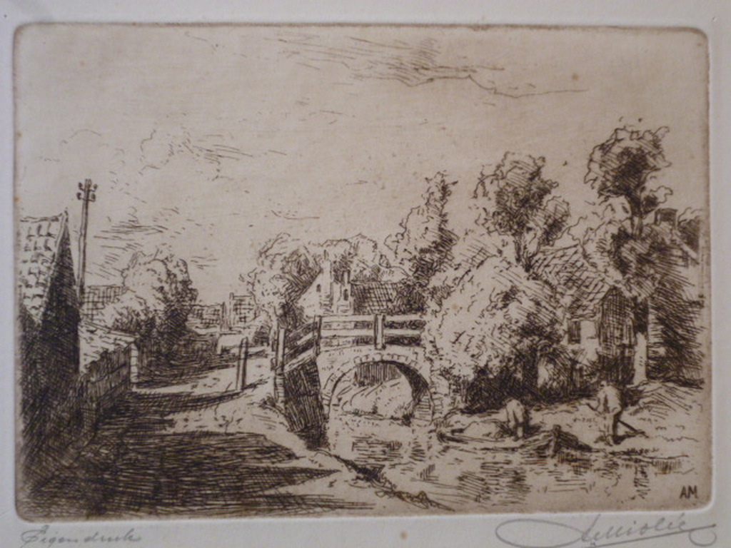 Adrianus Miolée - ets - Zandvaartpad Heemstede verkocht voor € 50!