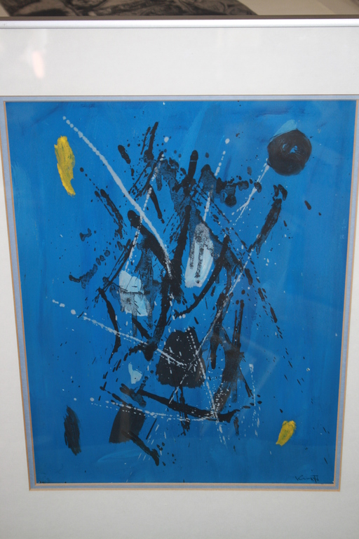 SCHILDERIJ ABSTRACT DOOR KRUIJF ??? kopen? Bied vanaf 1!