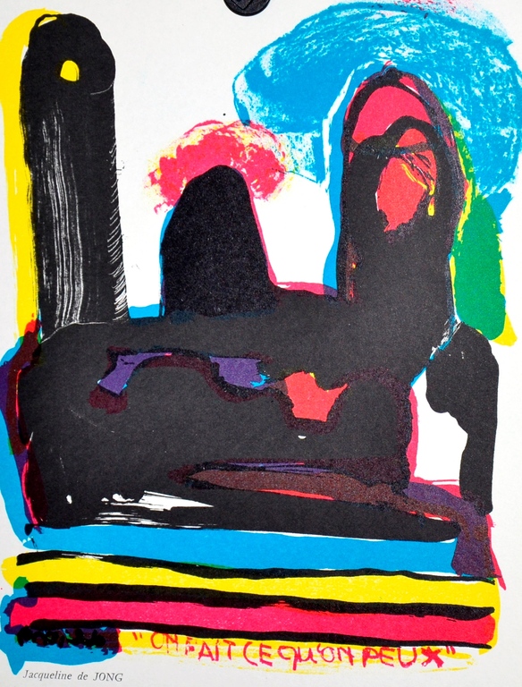 Jacqueline de Jong: Litho, On fait ce que on peux, 1967 kopen? Bied vanaf 1!