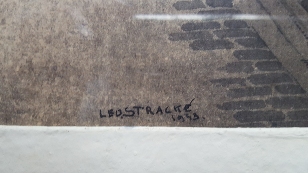 Leo Stracke (1897-1963) - Den Haag Z.O., Buitensingel, gesigneerd en 1943 kopen? Bied vanaf 19!