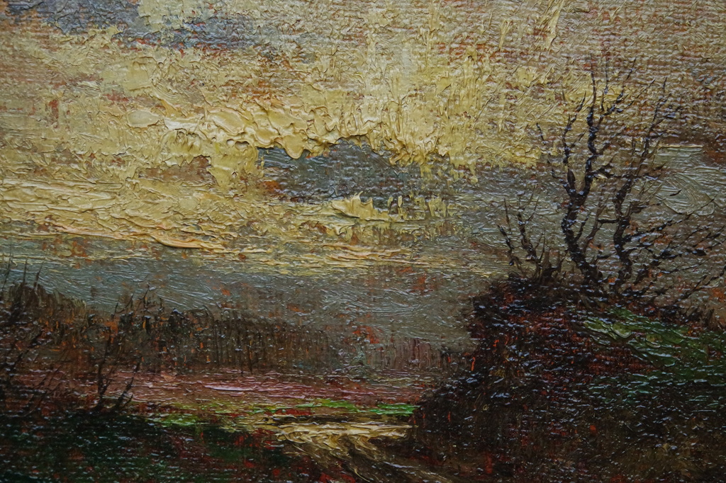 Walter Neuhof (1904-1982) - olieverf op doek - Landschap kopen? Bied vanaf 175!