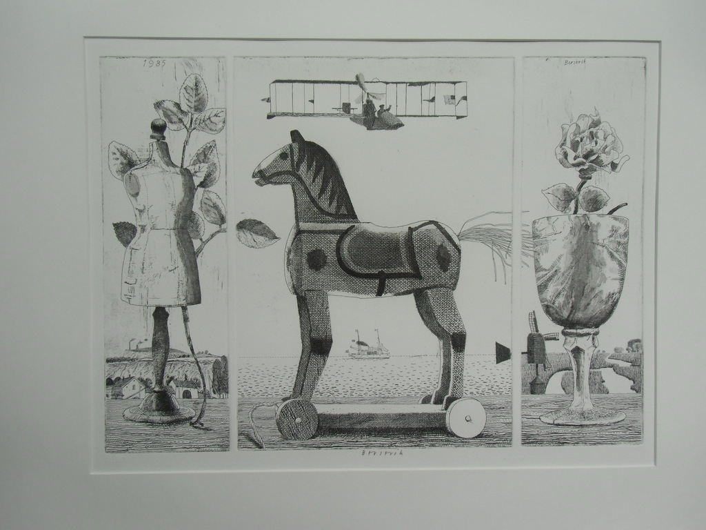 ZONDER TITEL /// ETS-AQUATINT VAN HERMAN BERSERIK kopen? Bied vanaf 80!
