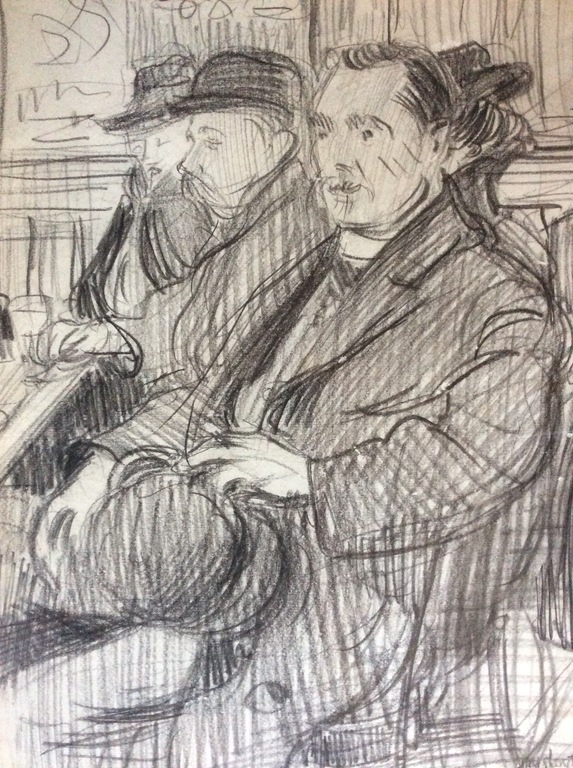 In de wachtkamer met sign. Jan Sluyters kopen? Bied vanaf 45!