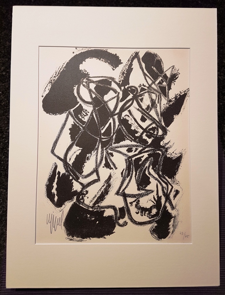 Karel Appel - Kleurenlitho - uit 'Unteilbares teil' - 1961 kopen? Bied vanaf 350!