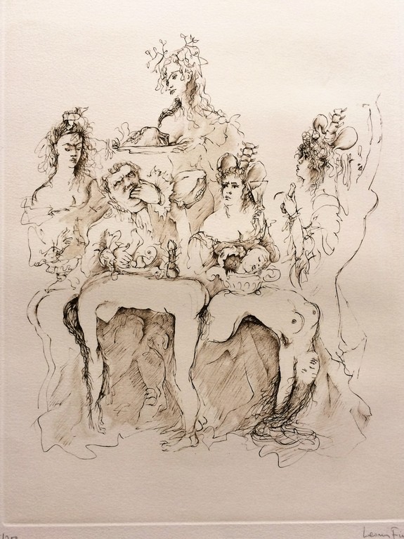 Erotische scène/Scène érotique - Leonor Fini (1907-1996) kopen? Bied vanaf 44!