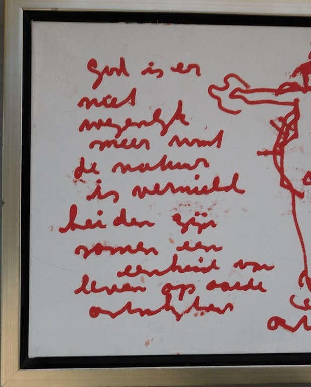 Anton Heyboer, Natuur, Twee keer gesigneerd, Olie op doek, in baklijst kopen? Bied vanaf 350!