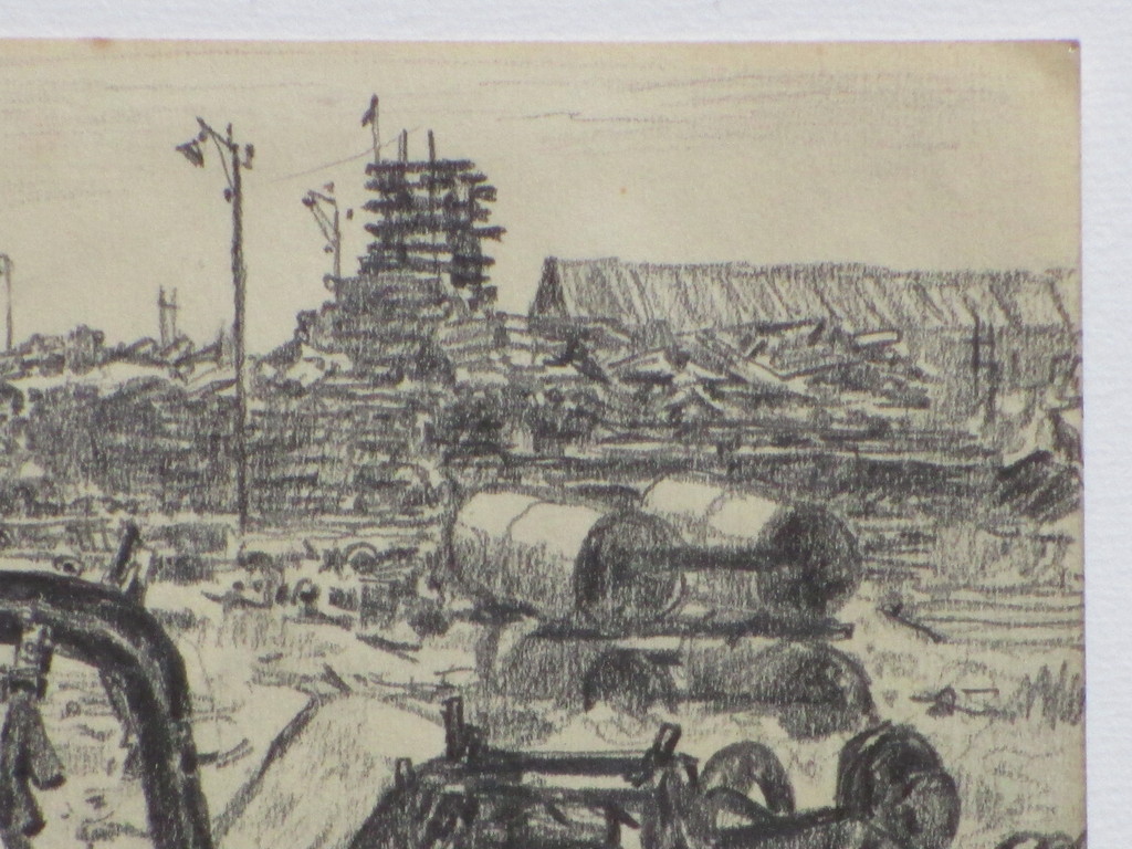 Anoniem, Constructiewerkzaamheden, Tekening 1961 kopen? Bied vanaf 1!