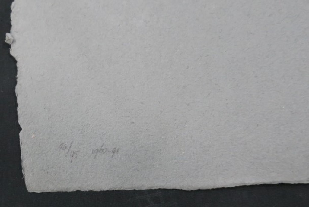 Cesar Domela: Litho op lompenpapier, Z.T. kopen? Bied vanaf 150!
