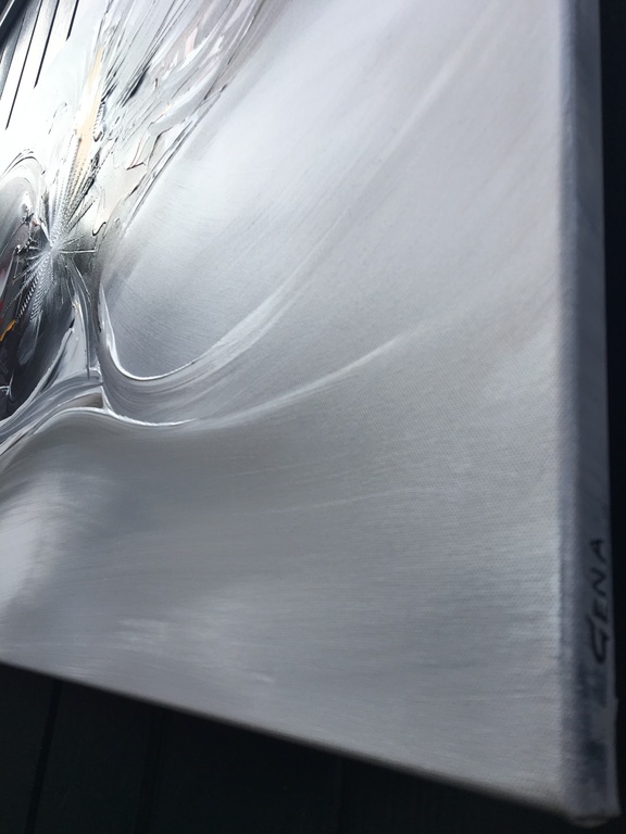 Gena - Abstract After midnight- Acrylverf op doek kopen? Bied vanaf 200!