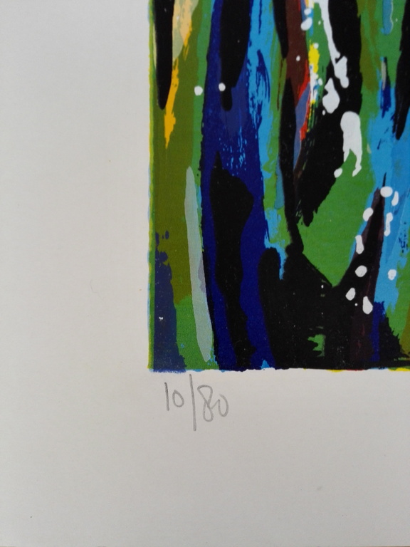 Roelof Hofman, zeefdruk op papier, Titel: Colour delight II kopen? Bied vanaf 30!
