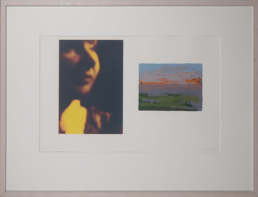 Bert Loerakker: Zeefdruk, Z.T. - Ingelijst kopen? Bied vanaf 40!