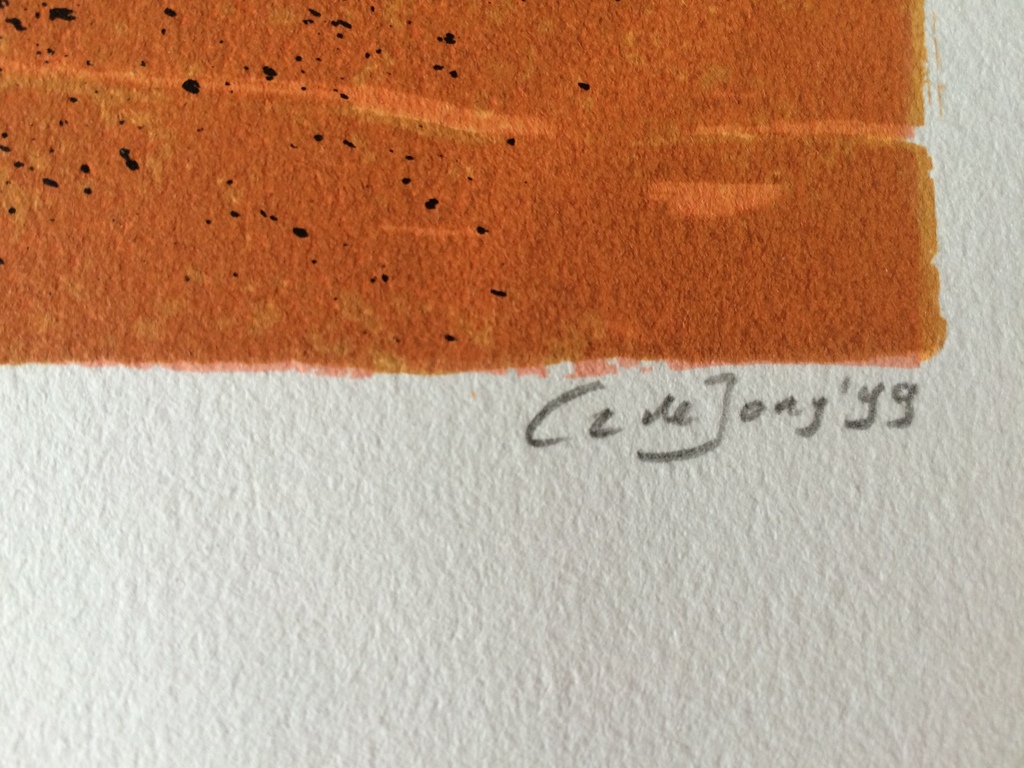 zeefdruk Cor de Jong Het voorteken kopen? Bied vanaf 50!