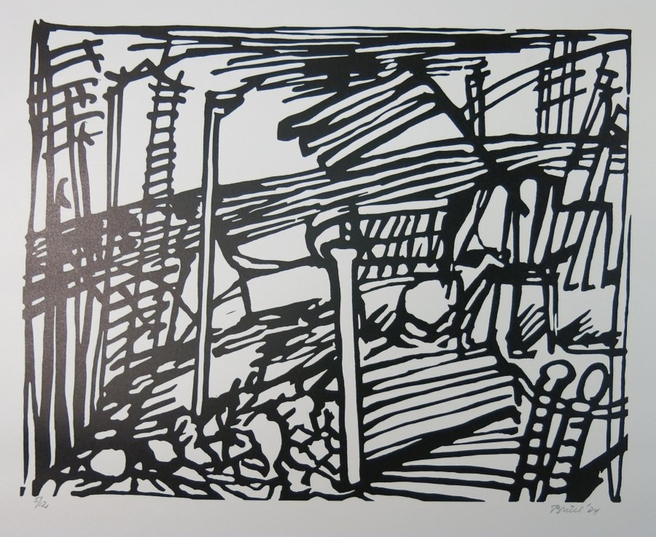 Heino Brull: Lino, Industrielandschap II kopen? Bied vanaf 1!