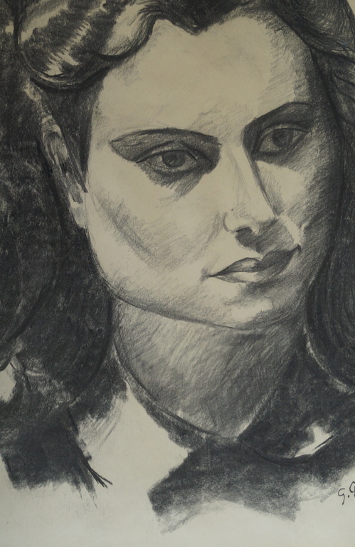 Gerard Princée (1908-1999), houtskool op papier, z.t. kopen? Bied vanaf 75!