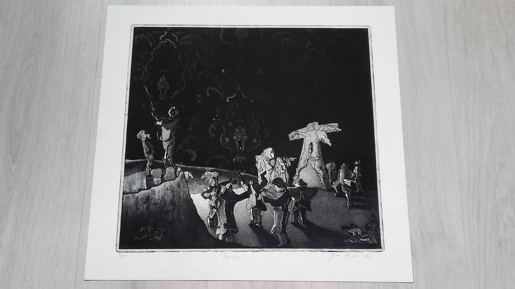 Jan Prins - Treife - Gesigneerd 84 - Ets kopen? Bied vanaf 1!