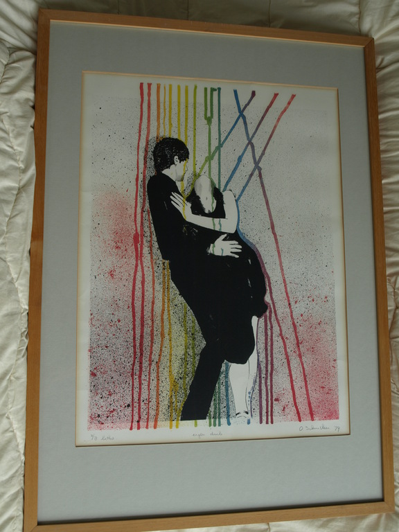 Olga Schnitker : Litho, The End of the Line â�� gesigneerd & ingelijst â�� 1979 kopen? Bied vanaf 80!