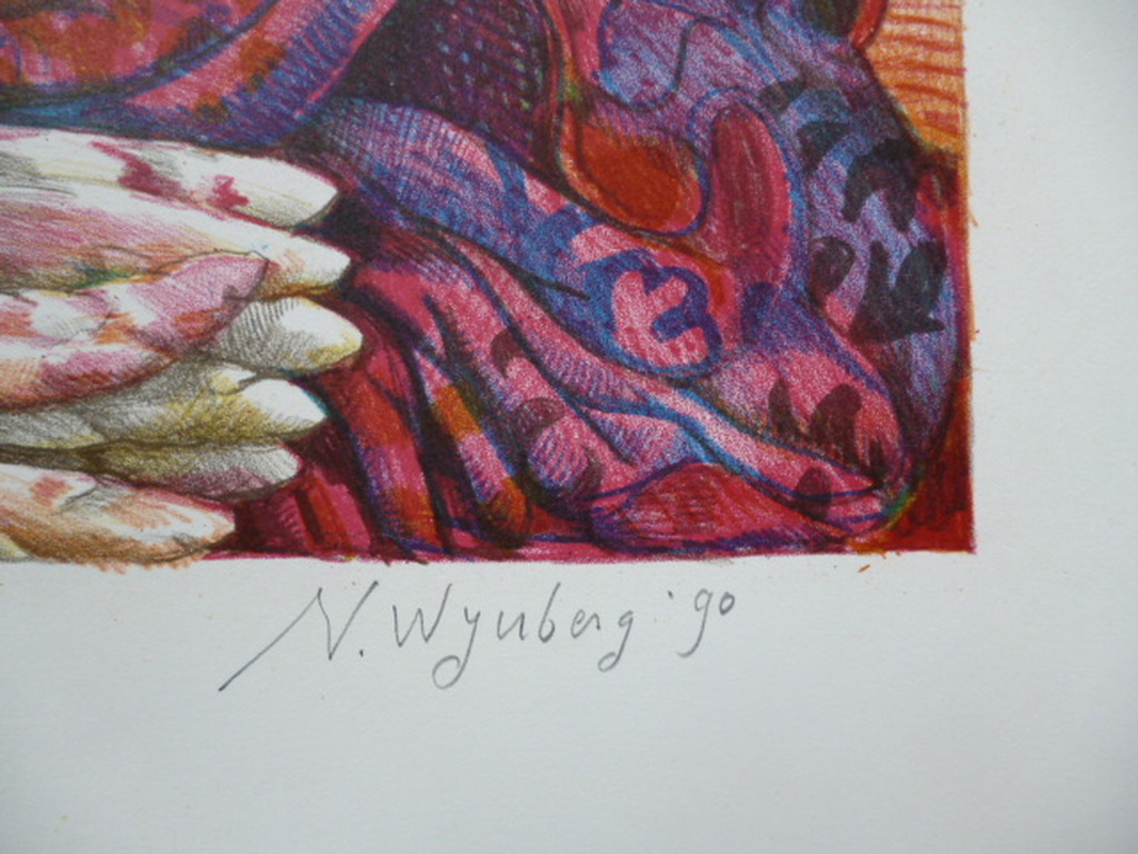 Nicolaas Wijnberg - kleurenlitho - Breitner met zijn model kopen? Bied vanaf 105!