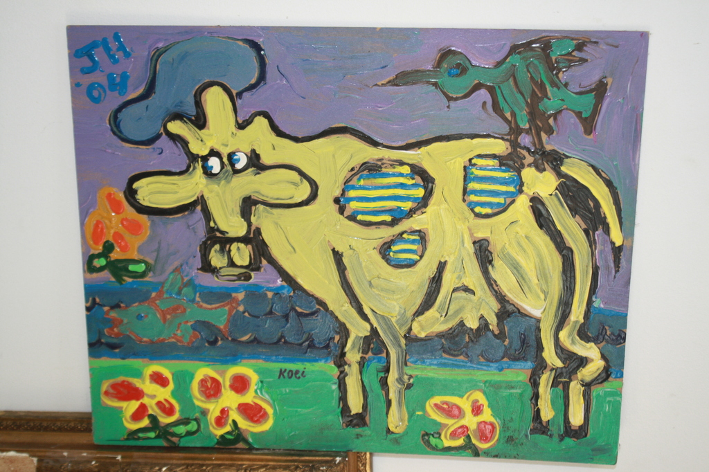 JOOP HANSEN - KOEI SCHILDERIJ kopen? Bied vanaf 29!